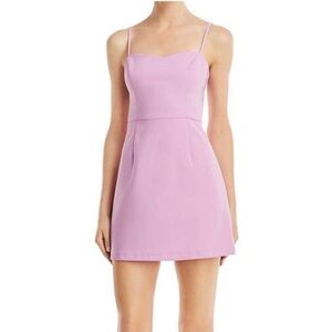 French Connection Purple Pink Spaghetti Strap Mini Dress
